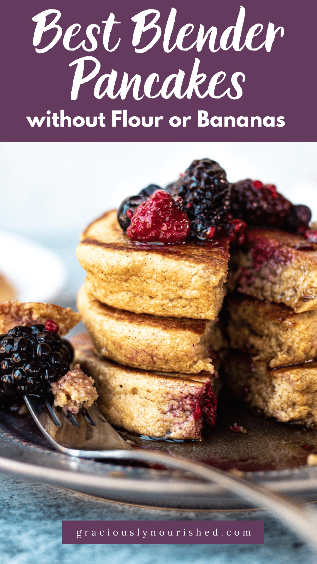 The Best Blender Pancakes without Flour or Bananas