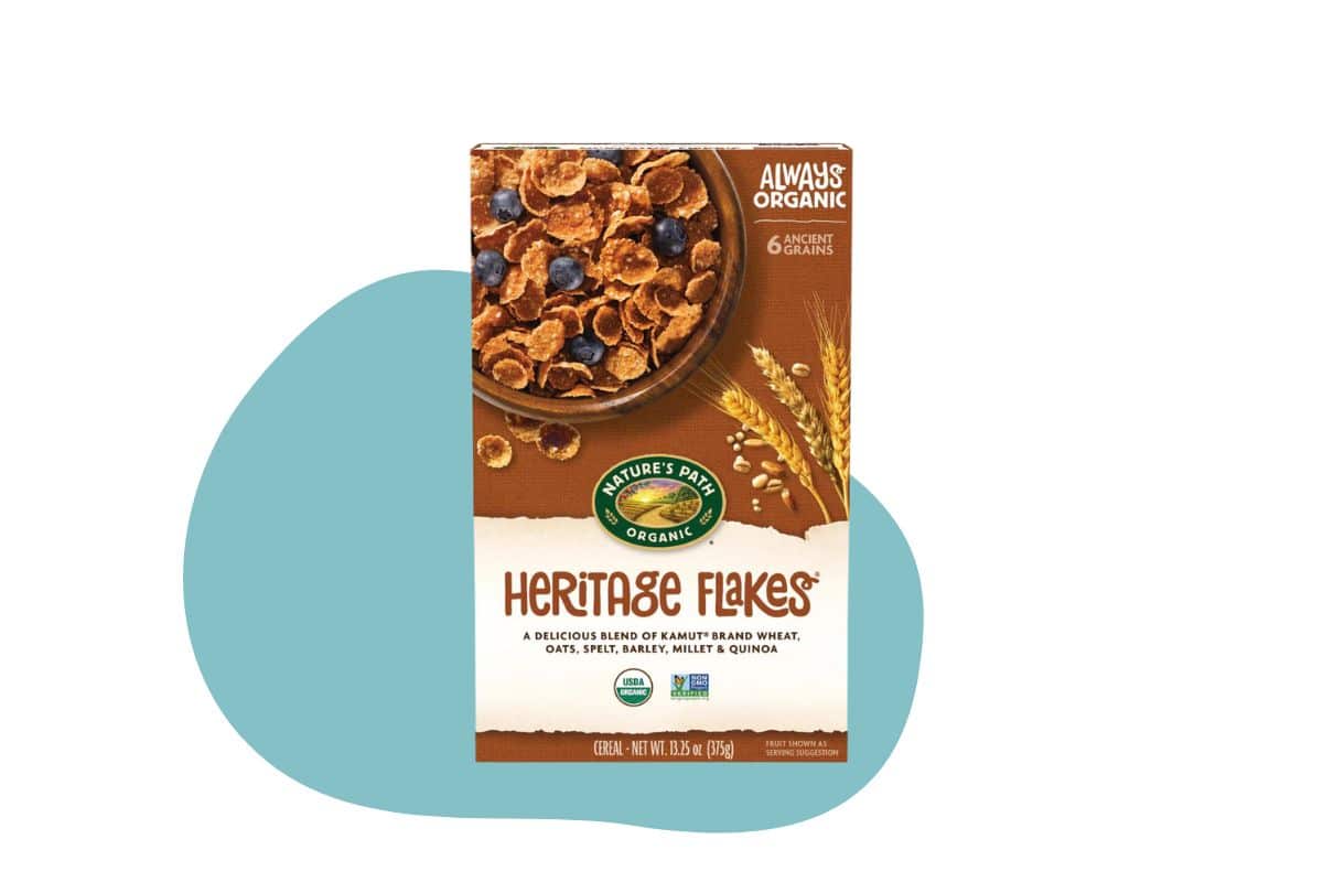 Box of nature's path heritage flakes